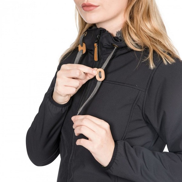 Trespass Womens/Ladies Kristen Längre Vattentät Jacka med Huva Black M