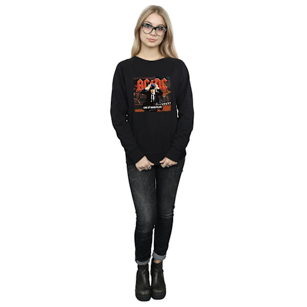 AC/DC Dam/Kvinnor Live At River Plate Columbia Records Sweatshirt Black XL