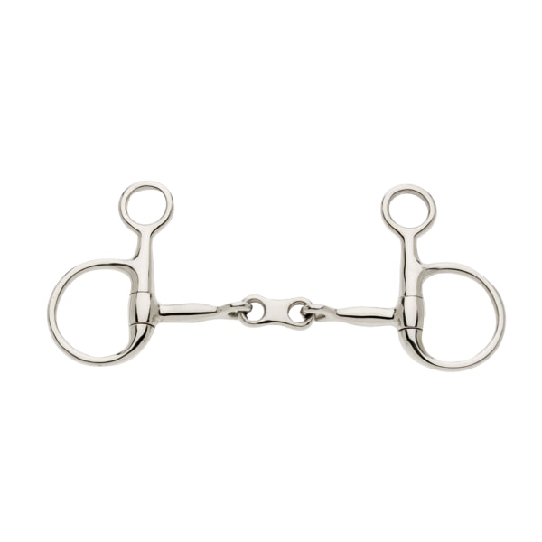 Lorina French Link Hanging Cheek Snaffle 5in Silver Silver 5in