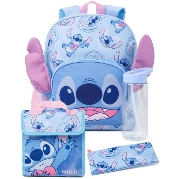 Lilo & Stitch 3D-öronryggsäck för barn/barn (paket med 4) One S Blue One Size