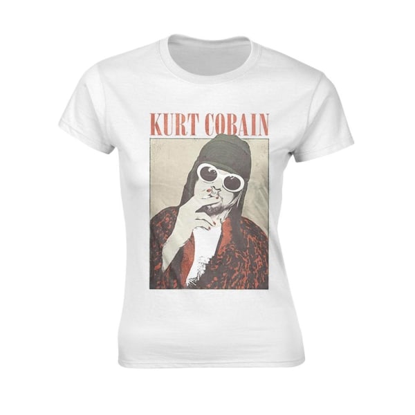 Kurt Cobain Unisex Vuxen Rök T-shirt XXL Vit White XXL