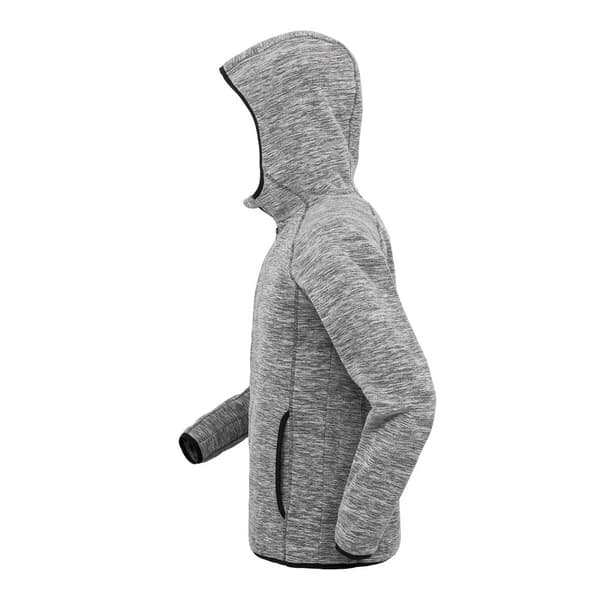 Spiro Herr Microfleece Hoodie L Grå/Svart Grey/Black L