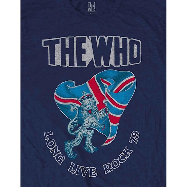 The Who Unisex Adult Long Live Rock ´79 T-Shirt S Marinblå Navy Blue S