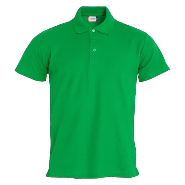 Clique Herr Basic Melange Pikétröja M Äppelgrön Apple Green M
