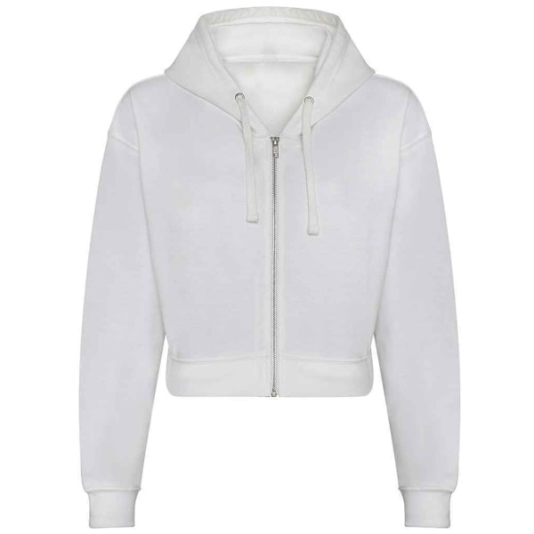 Awdis Croppad Hoodie M Arctic White för dam/kvinnor Arctic White M