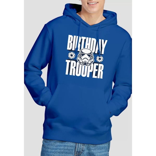 Star Wars Herr Födelsedag Troopers Hoodie XXL Kungsblå Royal Blue XXL