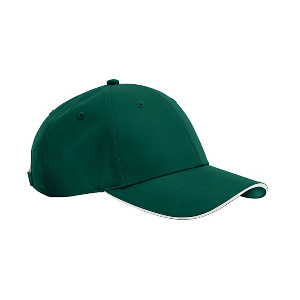 Beechfield Team Sports-Tech Cap One Size Flaskegrön/Vit Bottle Green/White One Size