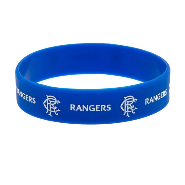 Rangers FC Silikonarmband One Size Kungsblå/Vit Royal Blue/White One Size