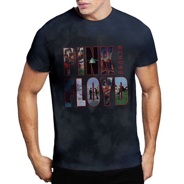 Pink Floyd Unisex Adult Echoes Album Montage T-Shirt S Svart Black S