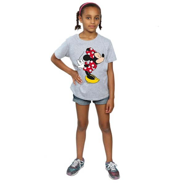 Disney Girls Minnie Mouse Split Kiss Bomull T-shirt 5-6 år W White 5-6 Years