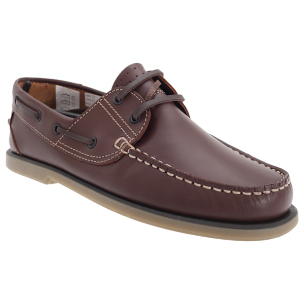 Dek Moccasin Båtskor 11 UK Brun Läder Brown Leather 11 UK