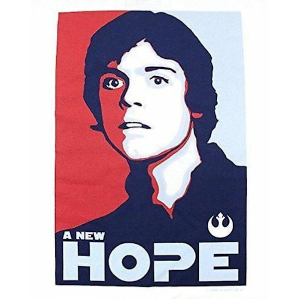 Star Wars: A New Hope T-shirt för män Luke Skywalker XL Vit White XL