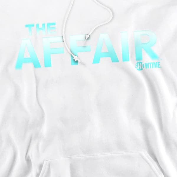 The Affair Herr Logotyp Hoodie S Vit White S