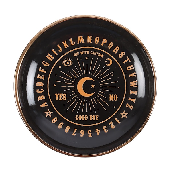 Something Different Talking Board Prydnadsskål En Storlek Svart/G Black/Gold One Size