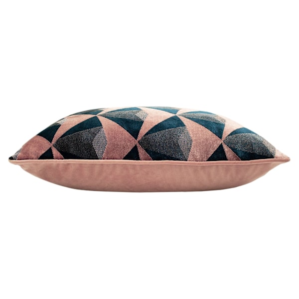 Paoletti Leveque Jacquard Sammetskuddeöverdrag 50cm x 50cm Blus Blush/Navy 50cm x 50cm