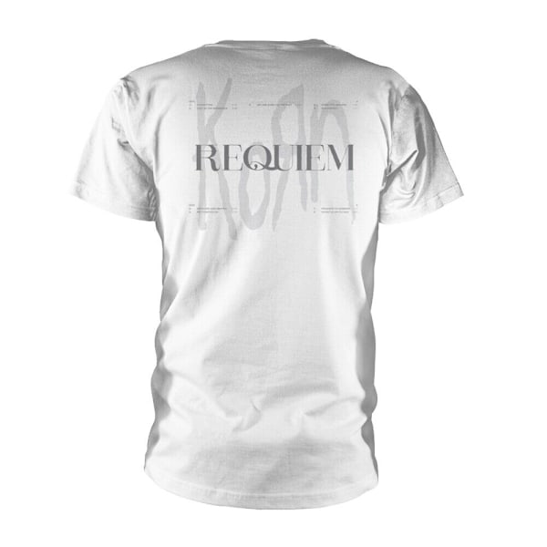 Korn Unisex Adult Requiem Twins T-Shirt M Vit White M