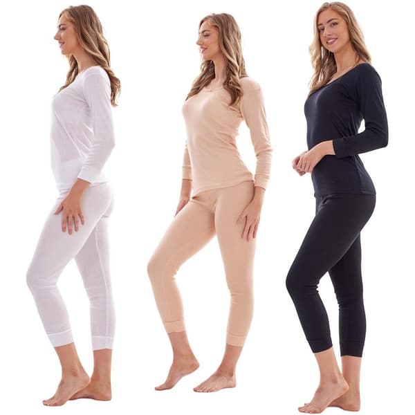 Heatforce Dam/Dam Långärmad Termotopp (3-pack) XX Multicoloured XXL