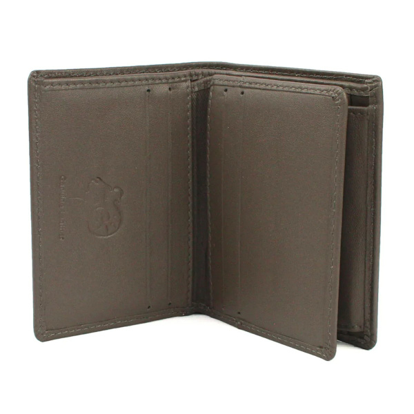 Eastern Counties Leather Unisex Dylan Bi-Fold Läderbil Taupe One Size