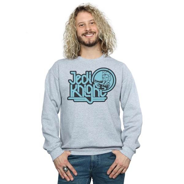 Star Wars Mens Clone Wars Jedi Knight Ahsoka Sweatshirt 4XL Spo Sports Grey 4XL