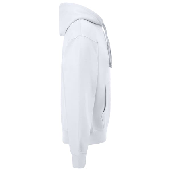 Casual Classics Herr Ringspun Bomulls Hoodie M Vit White M
