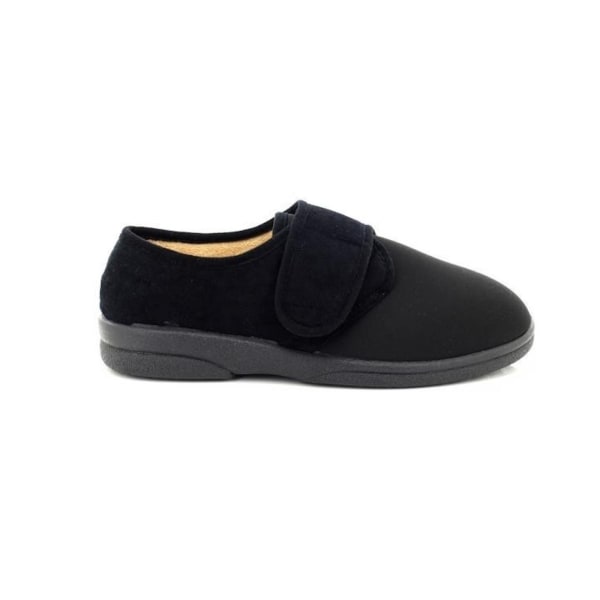 Sleepers Mens Arthur Superwide Stretch Tofflor 8 UK Svart Black 8 UK