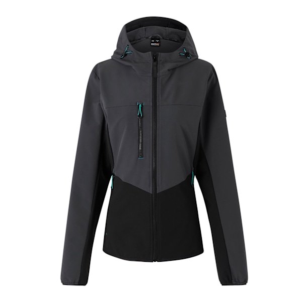 Regatta Professional Dam/Kvinna Ada Stretch Soft Shell Jacka Slate Grey/Black 10 UK