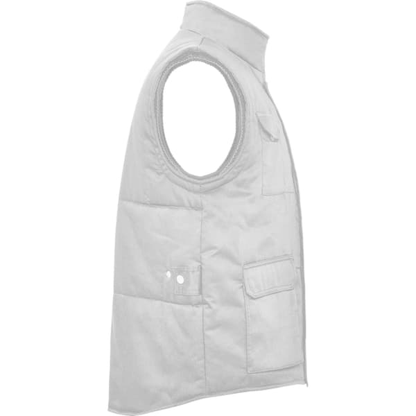 Roly Workwear Almanzor Höghalsad Multifunktionsväst för män S Vit White S