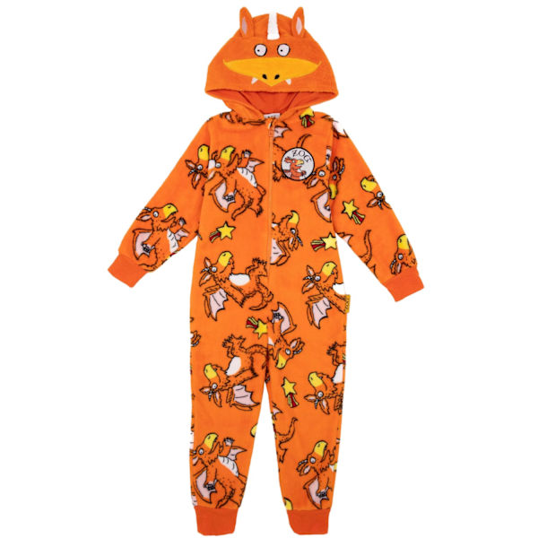 The Gruffalo Barn/Barn Zog 3D Öron All-In-One Nattkläder 7- Orange 7-8 Years