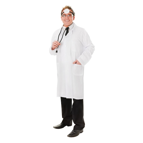 Bristol Novelty Unisex Vuxen Läkarrock En Storlek Vit White One Size