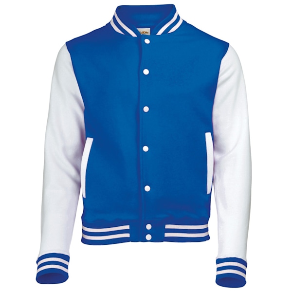 Awdis Unisex Vuxen Varsity Jacka XS Royal Blue/White Royal Blue/White XS