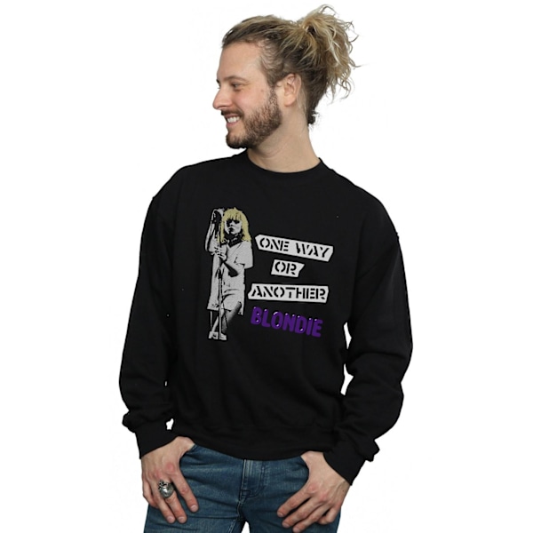 Blondie Herr One Way Or Another Sweatshirt 4XL Svart Black 4XL