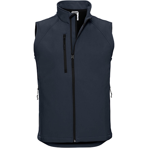 Russell Herr 3-lagers Soft Shell Gilet Jacka M French Navy French Navy M
