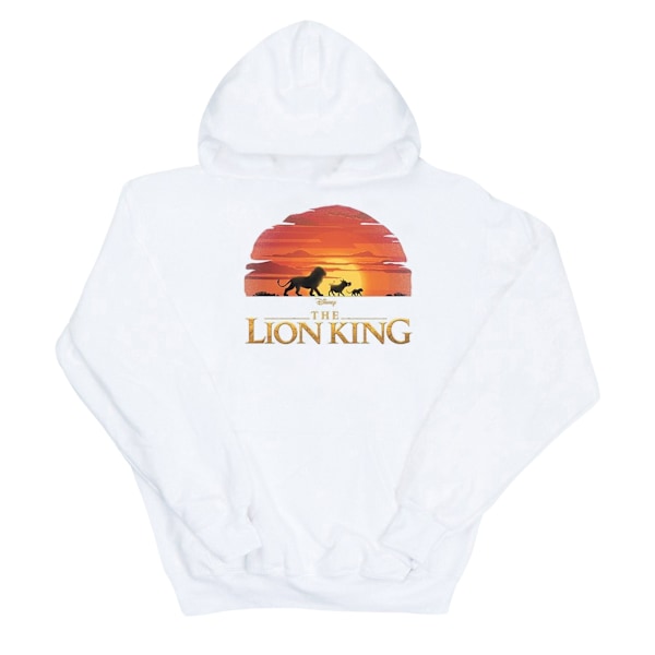 Disney Boys The Lion King Movie Sunset Logo Hoodie 5-6 år Vit White 5-6 Years