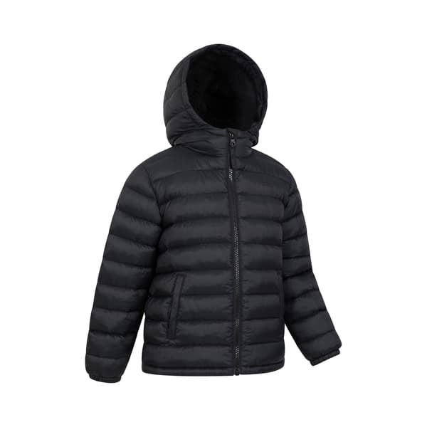 Mountain Warehouse Barn/Barn Seasons Vadderad med Fuskpälsfoder Black 3-4 Years