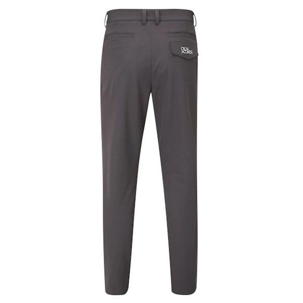 Oscar Jacobson Desmond Termiska Golfbyxor för Män 40R Grafit Graphite 40R
