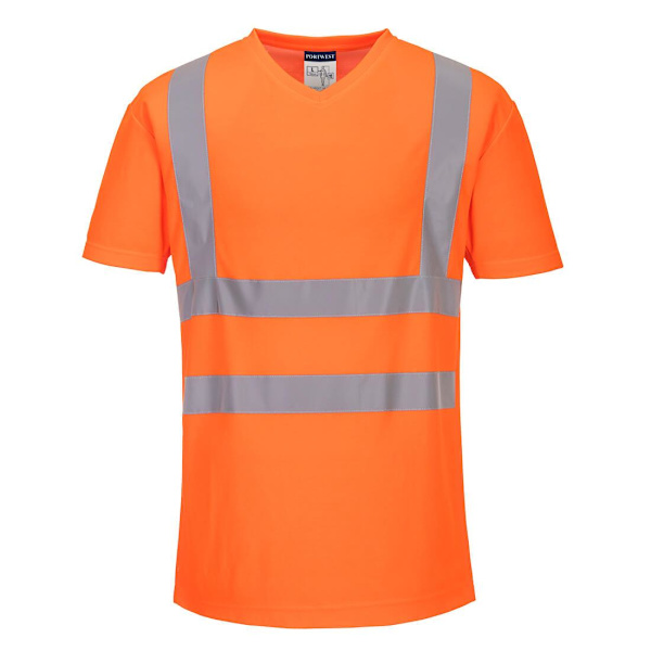 Portwest Hi-Vis Mesh Insert Comfort Säkerhet T-shirt 4XL Ora Orange 4XL
