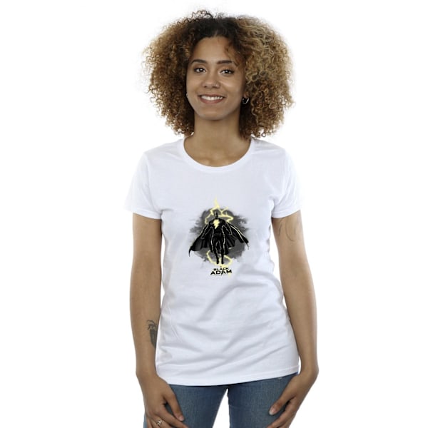 DC Comics Dam/Kvinnor Black Adam Hovering Bolt Bomull T-shirt White XL