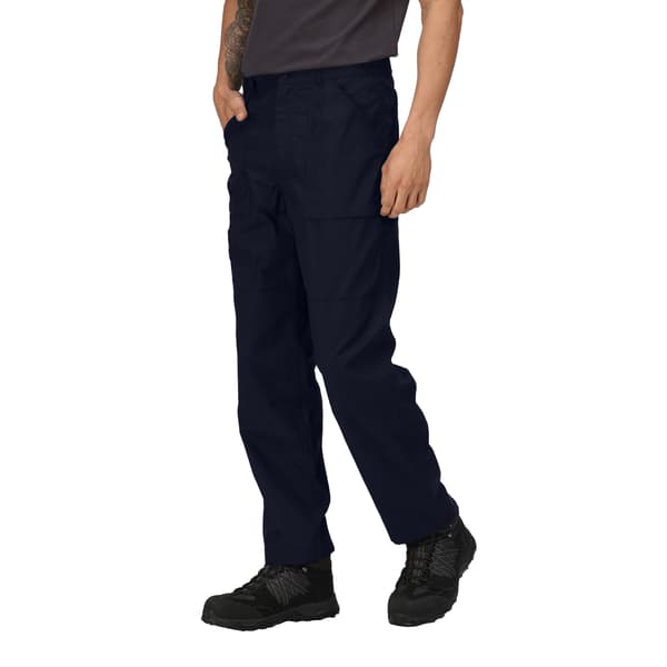 Regatta herrbyxor med foder Action (Reg) / byxor 36W x Regu Navy Blue 36W x Regular