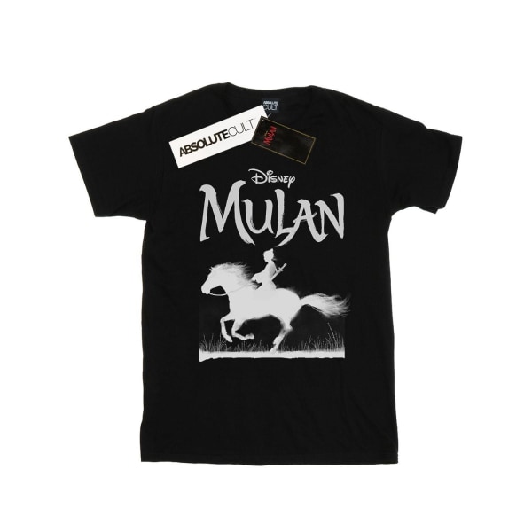 Disney Boys Mulan Movie Mono Horse T-Shirt 3-4 Years Black Black 3-4 Years