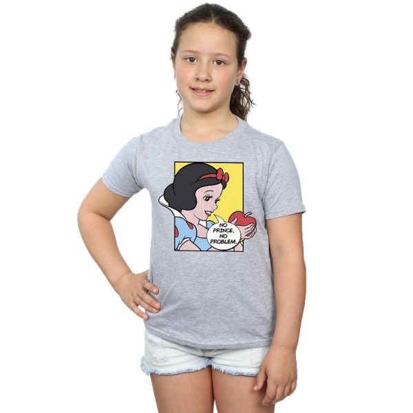 Disney Princess Girls Snow White Pop Art T-shirt i bomull 9-11 Ye Sports Grey 9-11 Years
