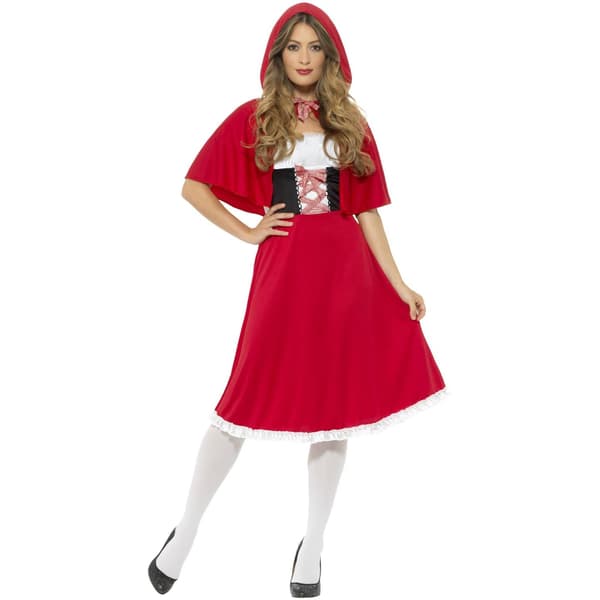 Rödluvan Dam Kostymset S Röd Red S