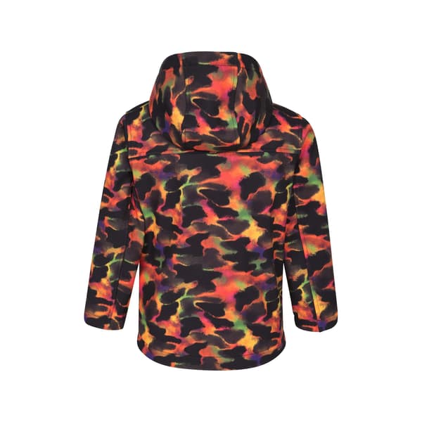 Mountain Warehouse Barn/Barn Exodus Abstrakt Camo Soft Shell Dark Red 13 Years