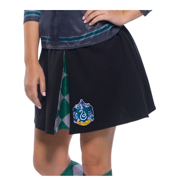 Harry Potter flickor Slytherin minikjol One Size Svart/Grön/Vit Black/Green/White One Size