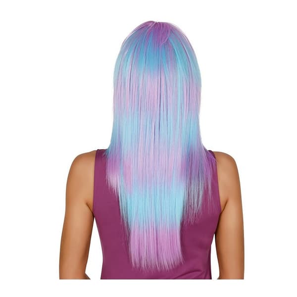 Fiestas Guirca Dam/Dam Extra Lång Peruk One Size Lila/Blå Lilac/Blue One Size