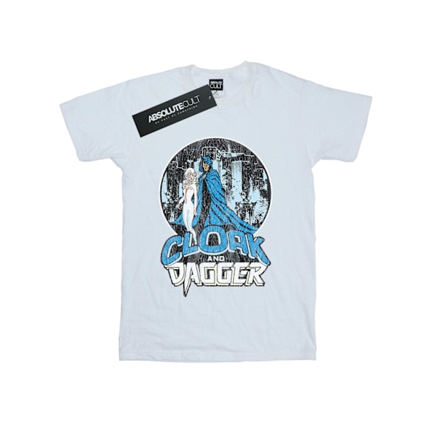 Marvel Boys Cloak And Dagger Retro T-Shirt 5-6 år Vit White 5-6 Years