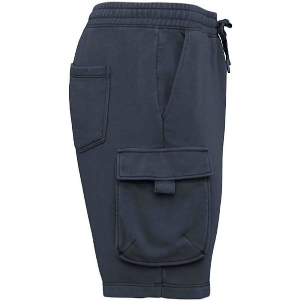 Native Spirit Herr French Terry Tvättade Cargoshorts M Tvättad Na Washed Navy M