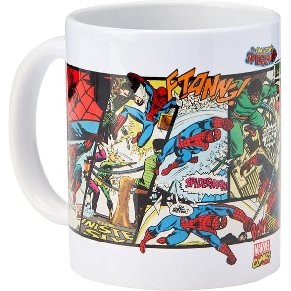 Marvel Panel Spider-Man Mugg En Storlek Flerfärgad Multicoloured One Size