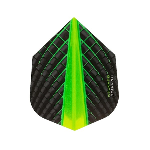 Harrows Quantum Dart Flights One Size Svart/Grön Black/Green One Size