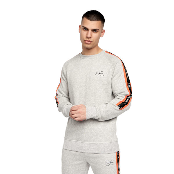Crosshatch Herr Grassmeere Sweatshirt XL Gråmelerad Grey Marl XL