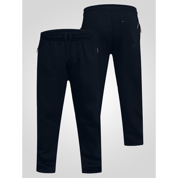 Duke Herr Joggingbyxor D555 Albert Rockford Open Hem Kingsize Navy 4XL